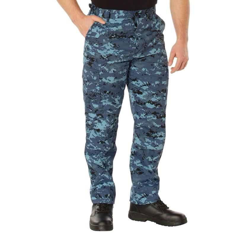Rothco Digital Camo Tactical BDU Pants Subdued Digital Camo - For Men or Women Camouflage Cargo Outdoor BDU Pant