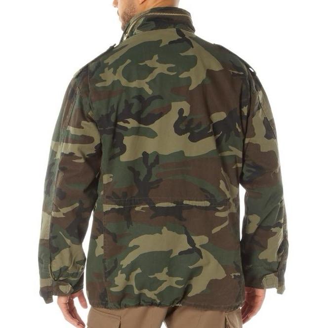 Rothco Men’s Vintage M-65 Field Jacket - Olive Drab Menswear Casual Jackets