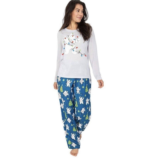 Nite Nite Munki Munki Matching Winter Holiday Pajamas Polar Bears