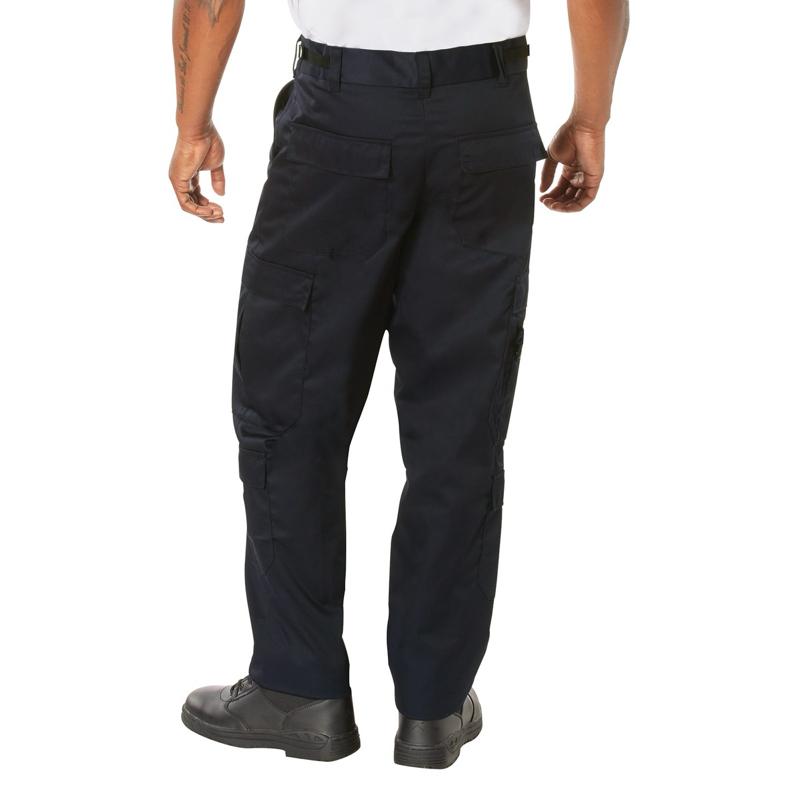 Rothco EMT Pants Navy Blue - Durable Poly/Cotton Twill with 9 Pockets for Scissors, Flashlights, and Essential Gears, Available in Black, Midnight Navy, Navy Blue, Sizes XS to 5XL
