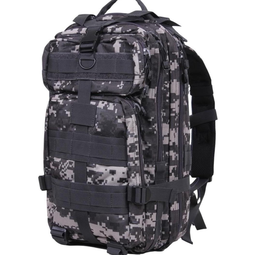 Rothco Medium Transport Pack - Hiking Backpack, 25L Capacity, MOLLE Compatible, Water Resistant, ISO Certified, Adjustable Padded Shoulder Straps