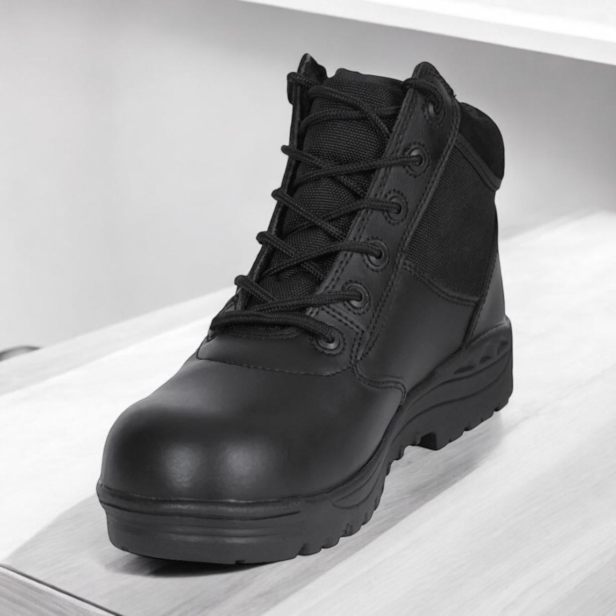 Rothco Forced Entry Composite Toe Tactical Boots - 6 Inch, Black, Available in Various Sizes - Walking Shoes Comfort Footwear Closed Lace Rubber Leather