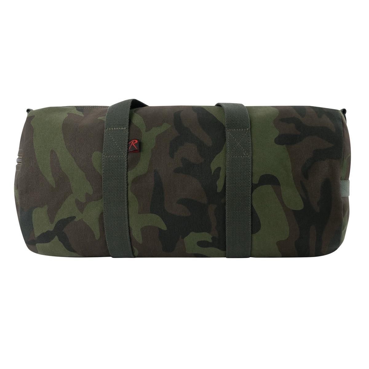 Rothco Canvas Shoulder Duffle Bag Available in 19 or 24 Inches Long, Multiple Colors