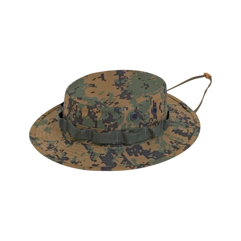 Rothco Digital Camo Hat - For Men’s Are Women Camo Sun Boonie Hats - Rothco Digital Camo Boonie Hat - Adjustable Chin Strap, Durable Blend, 360-Degree Sun Defense, All Seasons
