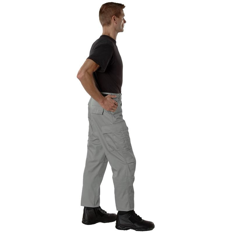 Rothco Tactical BDU Pants (Grey) Menswear Casual Pants, Unisex Cargo Trousers