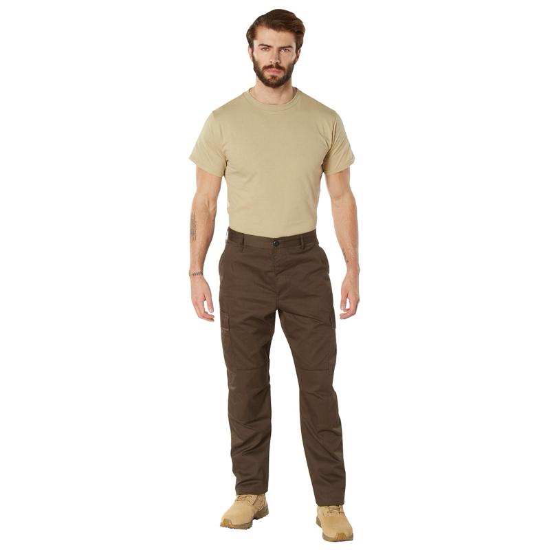 Rothco Tactical BDU Pants (Brown) - Menswear Cargo Unisex Pants