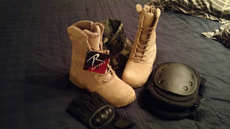 Rothco Forced Entry Deployment Boots With Side Zipper - 8 Inch Tan, or Coyote Brown Comfort Footwear Walking, Hiking Boot, Workwear