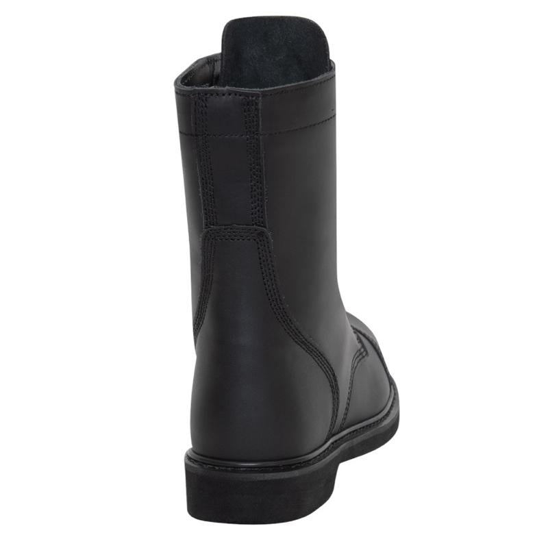 Rothco Tactical Boots - 9 Inch, Black Top Grain Cowhide Leather Boot with Steel Shank, Laces, and Oil-Resistant Oil-Resistant Outsole - Footwear Boot