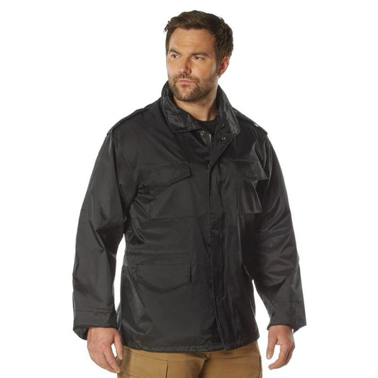 Rothco M-65 Storm Jacket Black - Menswear Rain Coat
