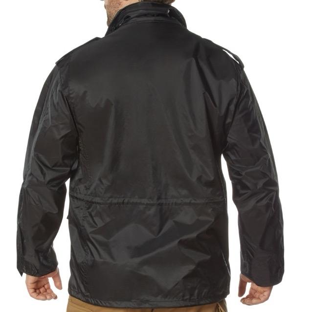 Rothco M-65 Storm Jacket Black - Menswear Rain Coat