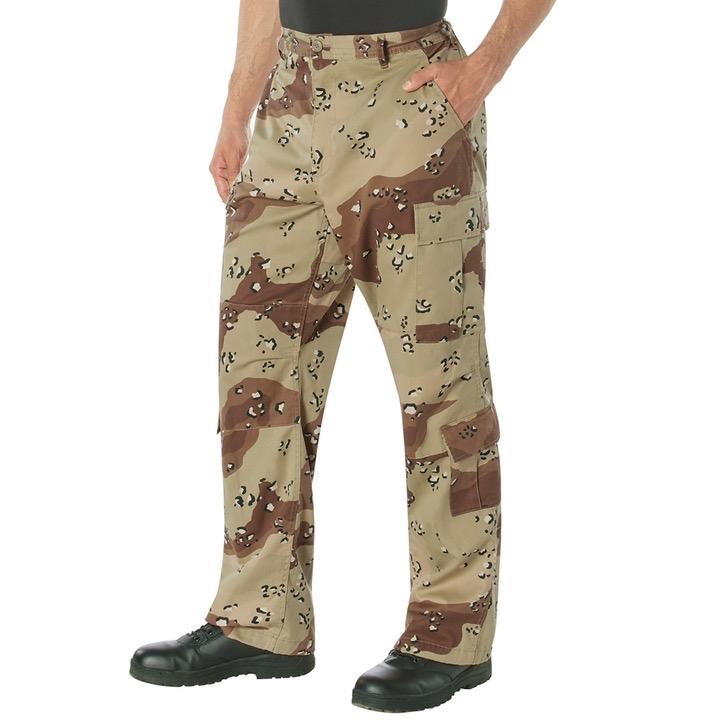 Rothco Men’s Vintage Paratrooper Cargo Fatigue Pants Black Camo - Menswear Cargo Trouser, Men’s Casual Cargo Camouflage Pants