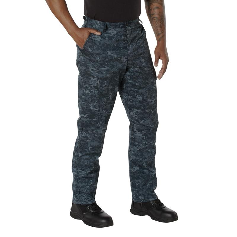 Rothco Digital Camo Tactical BDU Pants Subdued Digital Camo - For Men or Women Camouflage Cargo Outdoor BDU Pant