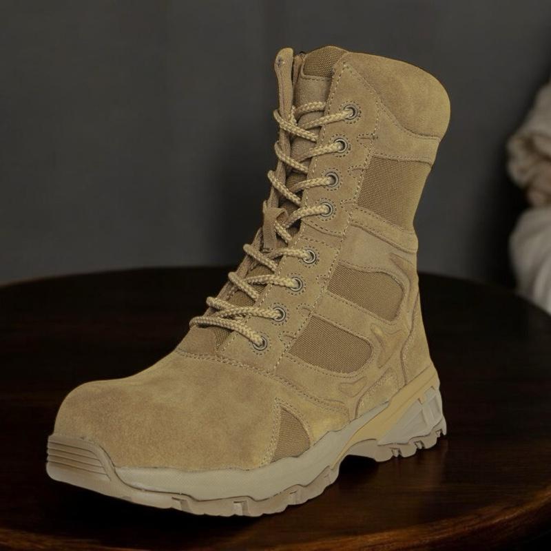 Rothco Forced Entry Composite Toe Boots with Side Zip Coyote Brown, Tactical Boot - 8 Inch