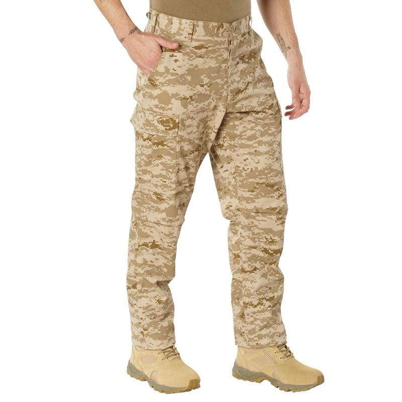 Rothco Digital Camo Tactical BDU Pants Midnight Digital Camo - For Men or Women Camouflage Outdoor BDU Cargo Pant