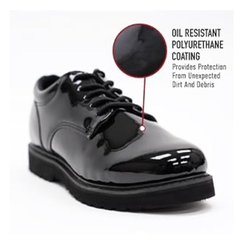 Rothco Uniform Oxford Work Shoes, Boots Work Sole Classic, Stylish Footwear Boot for Men Comfort Design Closed Walking Shoes Boy Chef Boot