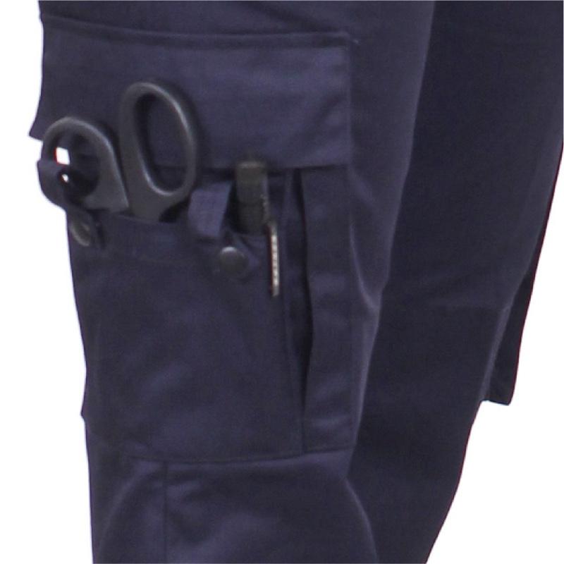 Rothco Womens EMT Pants - Black, Midnight Navy Blue, Navy Blue Comfortable Polyester/Cotton Fabric Blend with 9-Pocket Design, Womenswear Cargo Clothes Pant