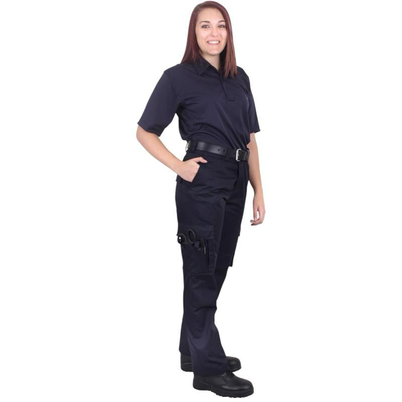 Rothco Womens EMT Pants - Black, Midnight Navy Blue, Navy Blue Comfortable Polyester/Cotton Fabric Blend with 9-Pocket Design, Womenswear Cargo Clothes Pant