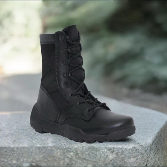 Rothco V-Max Lightweight Tactical Boots 8 Inch - Black, Coyote Brown, Desert Sand, Removable Insole, Padded Collar - Comfort Footwear Boot