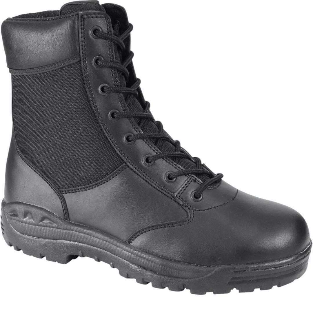 Rothco Forced Entry Security Boots 8 Inch Black - Steel Shank ISO Certified Workwear Boot