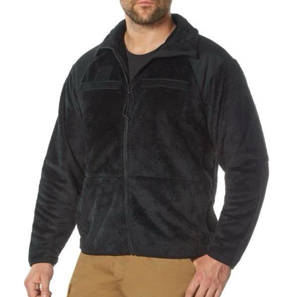 Rothco Generation III Level 3 ECWCS Fleece Jacket - Olive Drab, 100% Nylon, 4 Pockets, Collared Neck, Rugged Material, Suitable for Cold Weather - Zipper, Outdoor, Soft, Coats, Shell, Mesh, Elastic, Clothes, Breathable