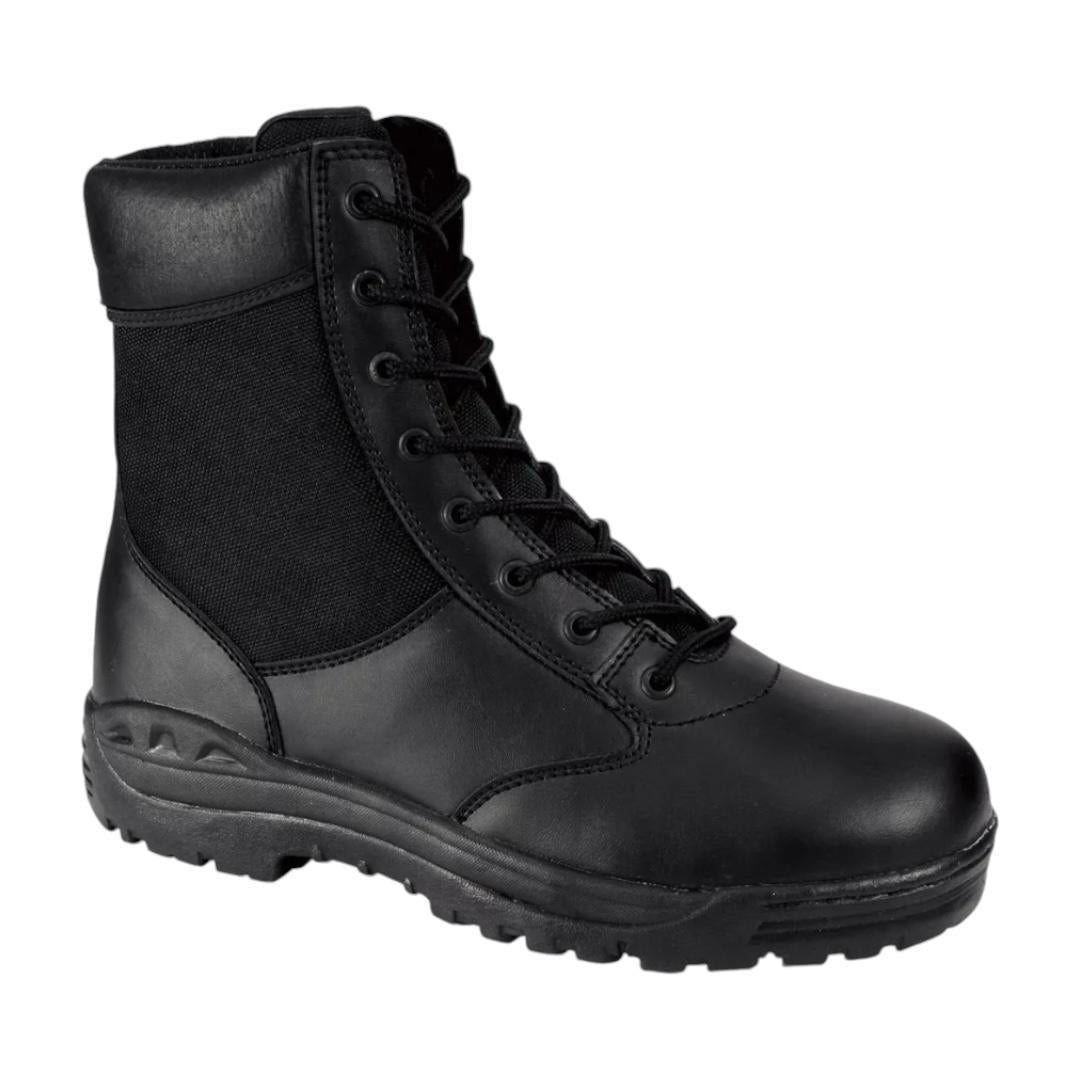 Rothco Forced Entry Security Boots 8 Inch Black - Steel Shank ISO Certified Workwear Boot