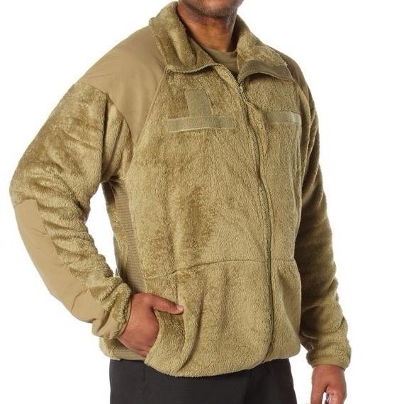 Rothco Generation III Level 3 ECWCS Fleece Jacket - Olive Drab, 100% Nylon, 4 Pockets, Collared Neck, Rugged Material, Suitable for Cold Weather - Zipper, Outdoor, Soft, Coats, Shell, Mesh, Elastic, Clothes, Breathable