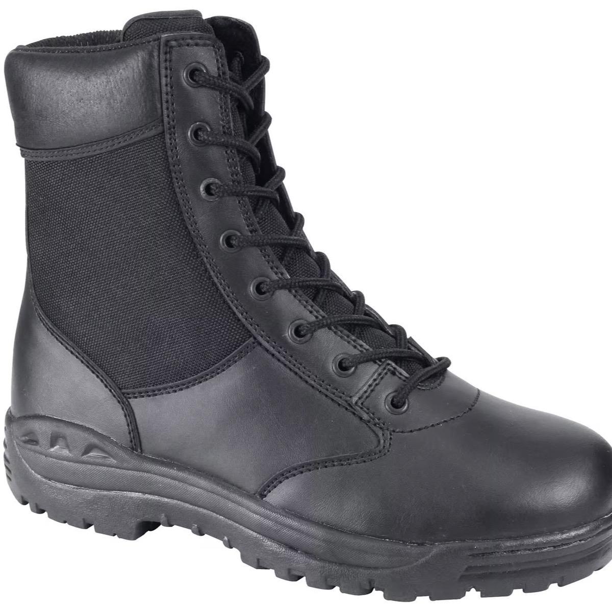 Rothco Forced Entry Security Boots 8 Inch Black - Steel Shank ISO Certified Workwear Boot