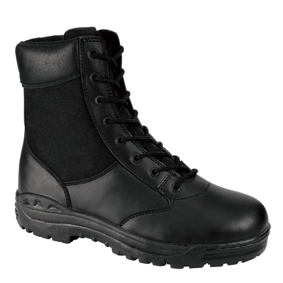 Rothco Forced Entry Security Boots 8 Inch Black - Steel Shank ISO Certified Workwear Boot