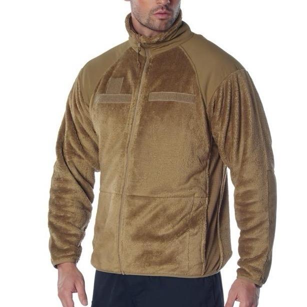 Rothco Generation III Level 3 ECWCS Fleece Jacket - Olive Drab, 100% Nylon, 4 Pockets, Collared Neck, Rugged Material, Suitable for Cold Weather - Zipper, Outdoor, Soft, Coats, Shell, Mesh, Elastic, Clothes, Breathable