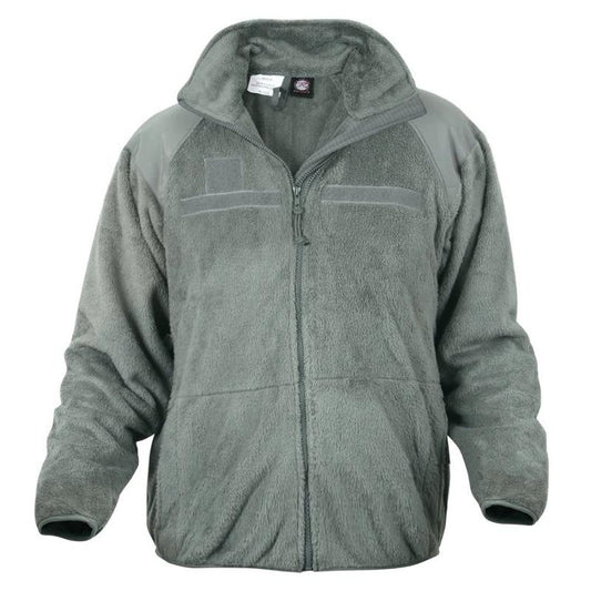 Rothco Generation III Level 3 ECWCS Fleece Jacket - Foliage Green, 100% Nylon, 4 Pockets, Suitable for Cold Weather, ISO Certified, Men's - Menswear