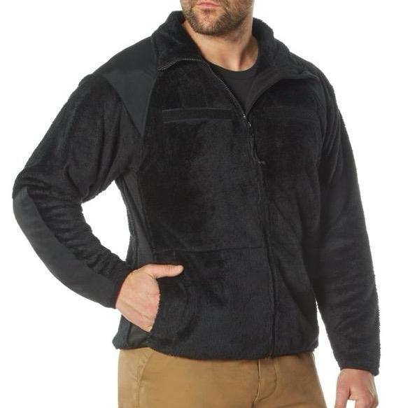 Rothco Generation III Level 3 ECWCS Fleece Jacket - AR Tan, 100% Nylon, 4 Pockets, Collared Neck, Elastic Cuffs, Suitable for Cold Weather, Men's - Shell, Zipper, Soft, Coats, Clothes, Outdoor, Mesh, Breathable