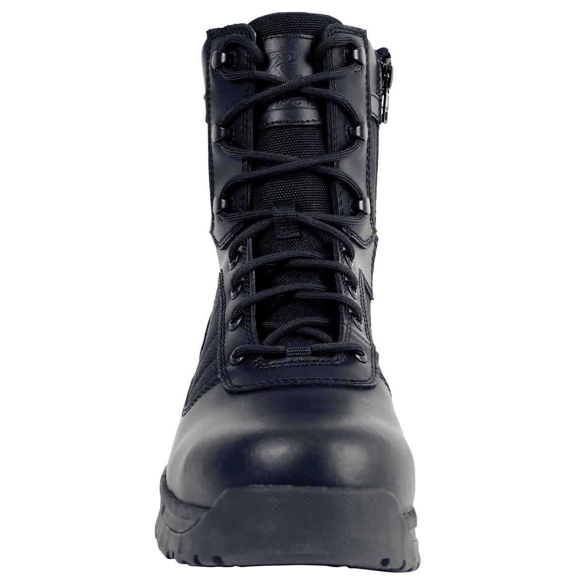 Rothco Guardian 8 Inch Tactical Boots Black - Men’s FrontLine Worker Boot