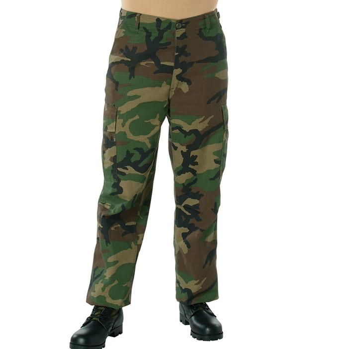Rothco Vintage Vietnam Rip-Stop Fatigue Pants 100% Rip-Stop Cotton 32” Inseam Loose-Fitting Cargo Pants with 6 Spacious Pockets for Men - Menswear