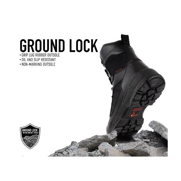 Rothco Guardian Composite Toe 8 Inch Tactical Boots Black - Men’s Waterproof Boot