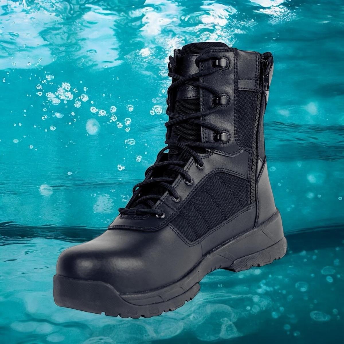 Rothco Guardian 8 Inch Tactical Boots Black - Men’s FrontLine Worker Boot