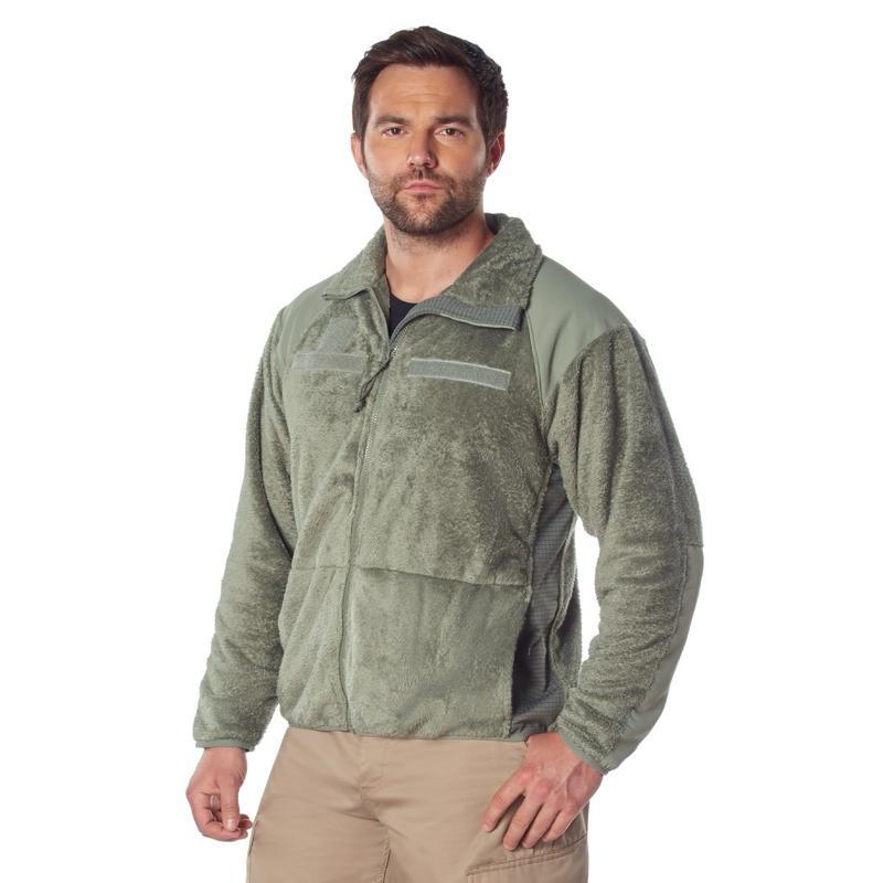 Rothco Generation III Level 3 ECWCS Fleece Jacket - Coyote Brown, 100% Nylon, 4 Pockets, Suitable for Cold Weather, ISO Certified, Men's - Zipper, Outdoor, Soft, Coats, Collar, Shell, Mesh, Elastic, Clothes, Breathable