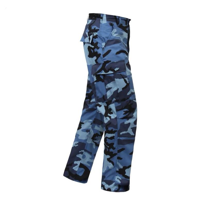 Rothco Color Camo Tactical BDU Pants - Ultra Violet Camo Pants, Unisex Cargo Camouflage BDU Pants, Menswear Camo Pants, Women’s Casual Color Camo Pants