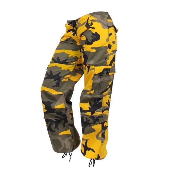 Rothco Color Camo Tactical BDU Pants - Pink Camo Pants, Unisex Cargo Camouflage BDU Pants, Menswear Camo Pants, Women’s Casual Color Camo Pants