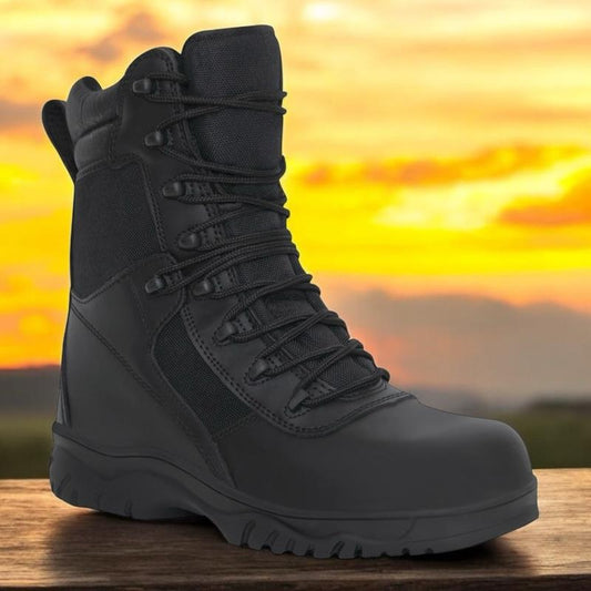 Rothco Forced Entry Composite Toe Tactical Boots With Side Zipper & - 8 Inch Comfort Footwear Boot
