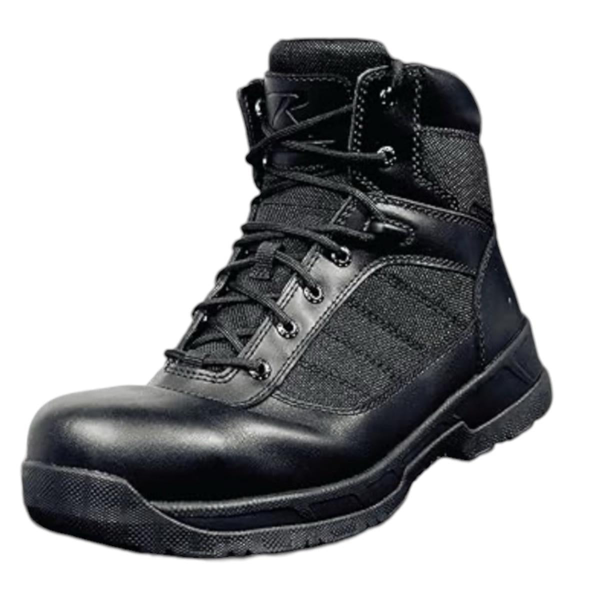 ROTHCO Guardian Composite Toe 6 Inch Tactical Boots Black - Men’s Boot