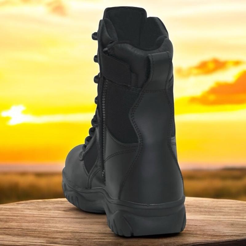 Rothco Forced Entry Composite Toe Tactical Boots With Side Zipper & - 8 Inch Comfort Footwear Boot