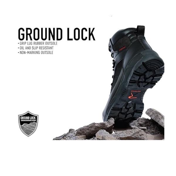 ROTHCO Guardian Composite Toe 6 Inch Tactical Boots Black - Men’s Boot
