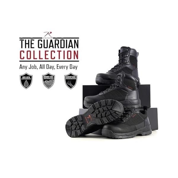 ROTHCO Guardian Composite Toe 6 Inch Tactical Boots Black - Men’s Boot