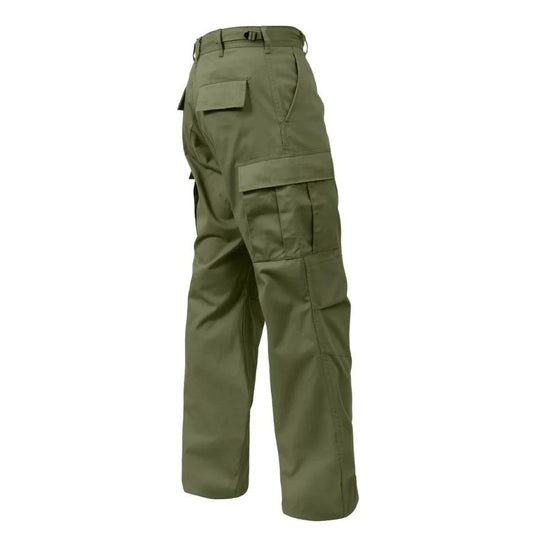 Rothco Men's Tactical BDU Cargo Pants - Straight Leg, High Capacity Pockets - Available in Multiple Sizes and Colors - Casual Cargo Trousers, Original Style EMT BDU Pants Cotton Polyester Fabric Unisex Plain BDU Cargo Pants