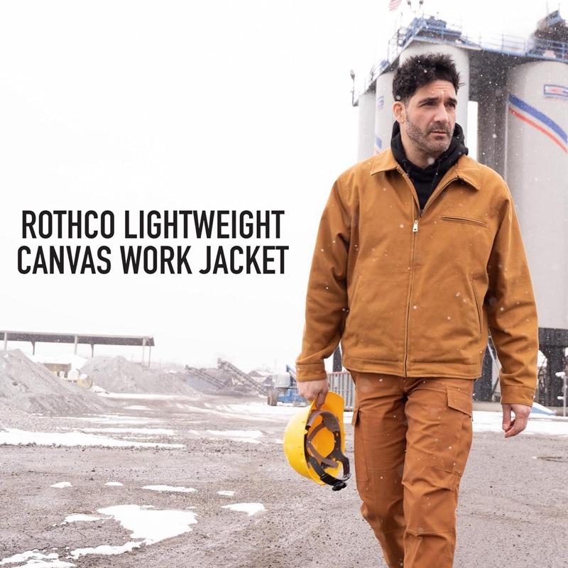 Rothco Lightweight Canvas Work Jacket – Rugged & Casual Long Sleeve Workwear