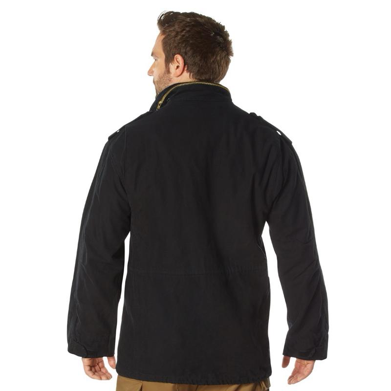 Rothco Men’s Vintage M-65 Field Jacket - Woodland Camo Casual Jackets Menswear