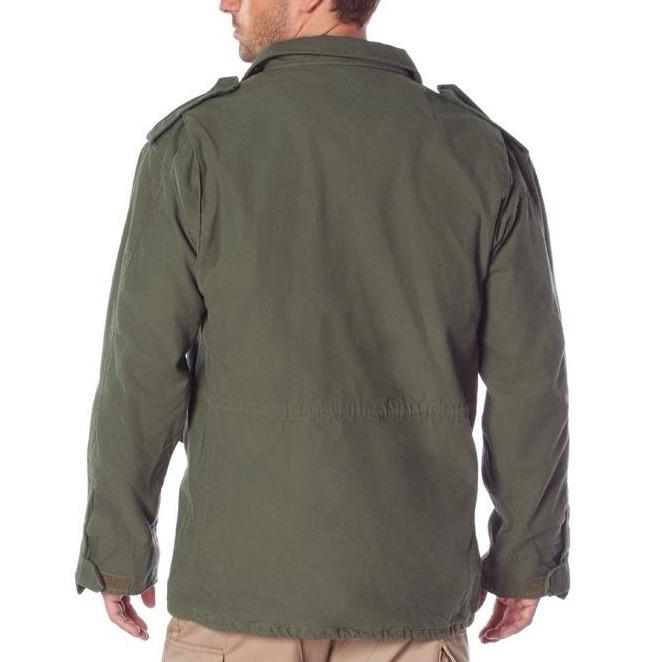 Rothco Men’s Vintage M-65 Field Jacket - Olive Drab Menswear Casual Jackets