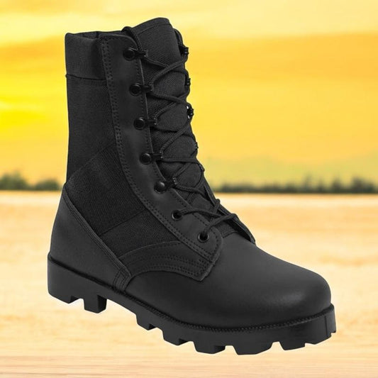 Rothco Black Speedlace Jungle Boots - 9 Inch Footwear Comfort Boot
