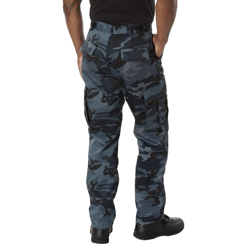 Rothco Color Camo Tactical BDU Pants - Red/White/Blue Camo Pants, Unisex Cargo Camouflage BDU Pants, Menswear Camo Pants, Women’s Casual Color Camo Pants