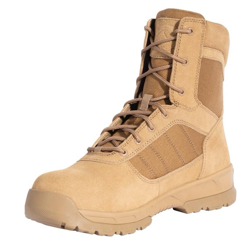 Rothco Guardian Coyote Brown Composite Toe 8 Inch Tactical Boots - Men’s Frontline Tactical Boot